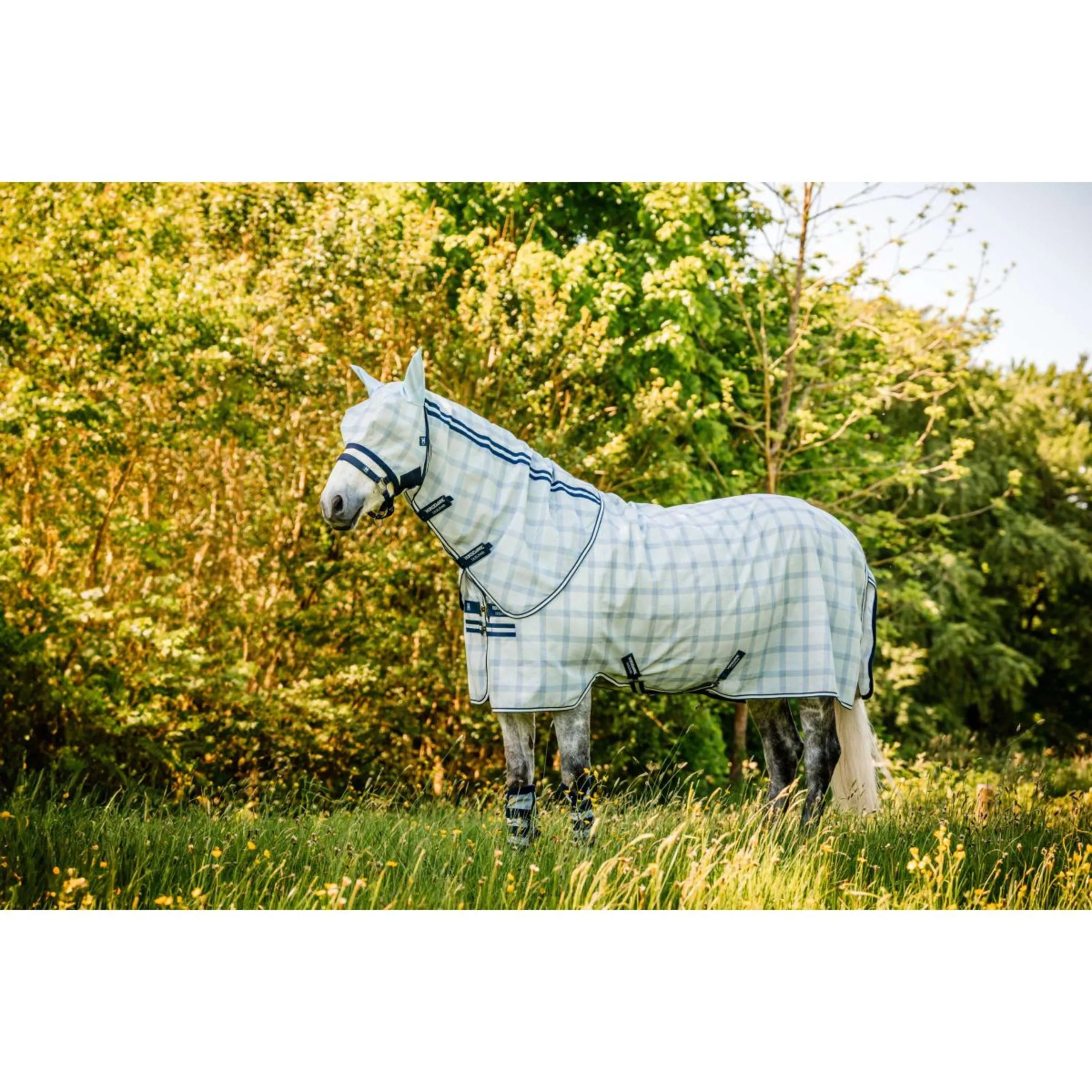Horseware Couverture Anti-Mouches Newmarket Pony Plus Witney Navy