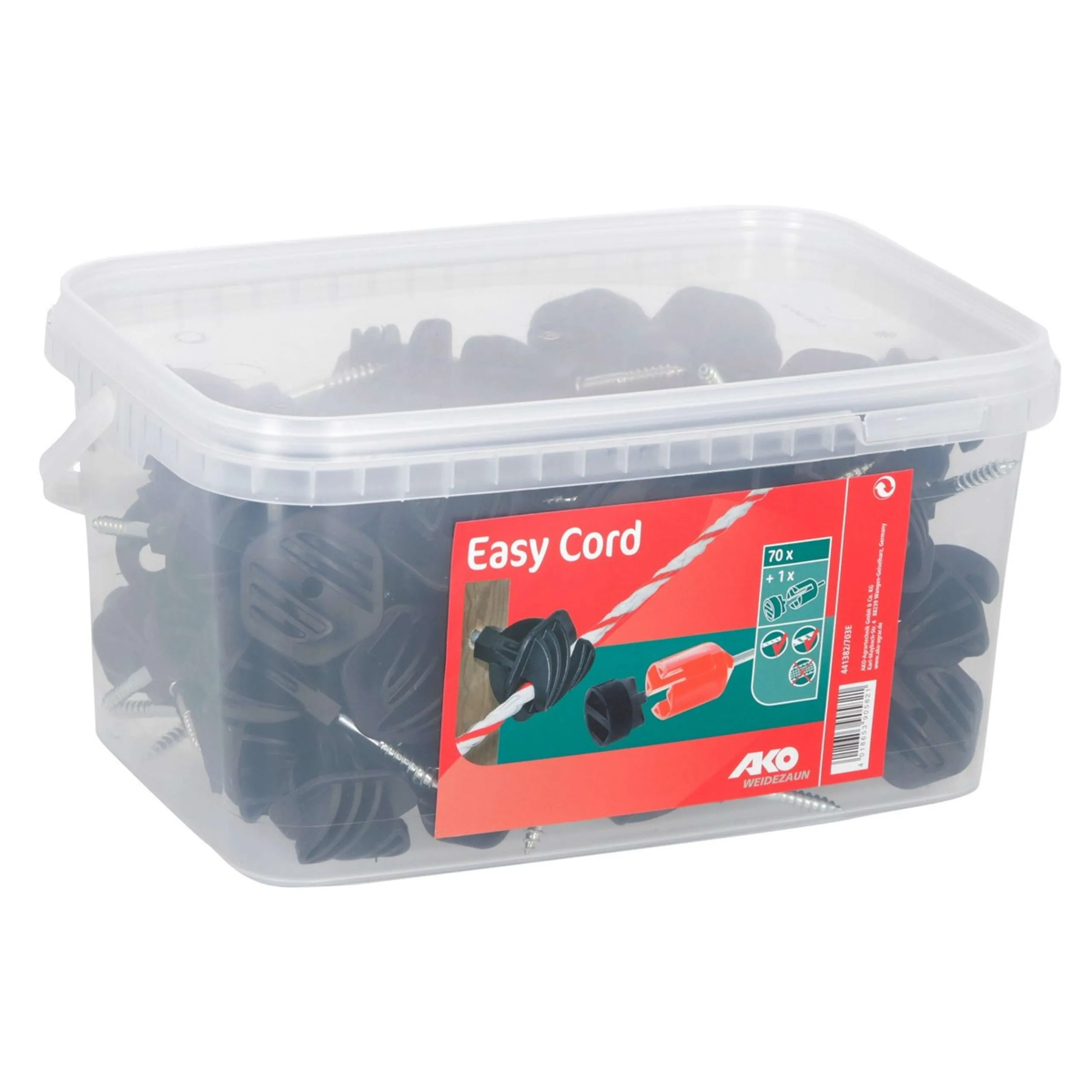 Kerbl Easycord Isolateur de corde 70 Pièces