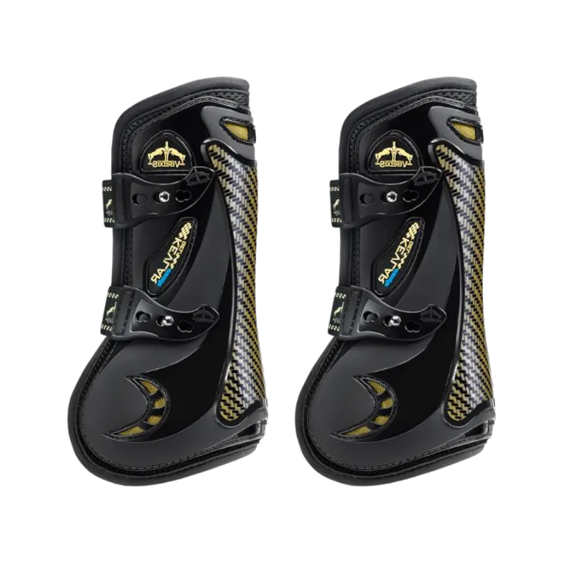 Veredus - Guêtres ouvertes Kevlar Gel Vento Noir x2