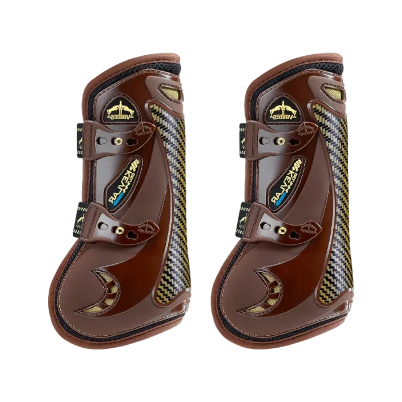 Veredus - Guêtres ouvertes Kevlar Gel Vento Marron  x2