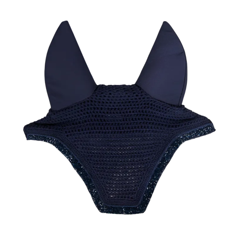 Kentucky Horsewear - Bonnet anti-bruits pour cheval Wellington Glitter Stone marine
