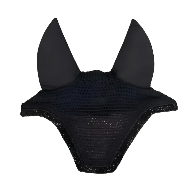 Kentucky Horsewear - Bonnet anti-bruits pour cheval Wellington Glitter Stone noir