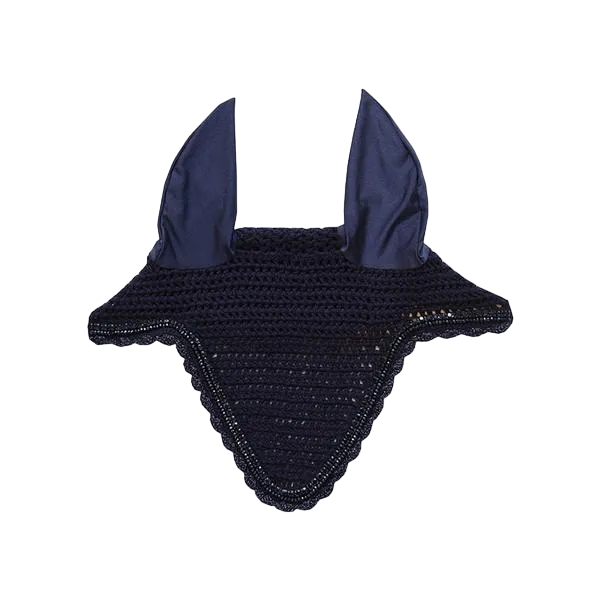 Kentucky Horsewear - Bonnet Long stone & Pearl anti-bruits marine