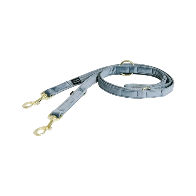 Kentucky Dogwear - Laisse pour chien Velvet 2m bleu ciel