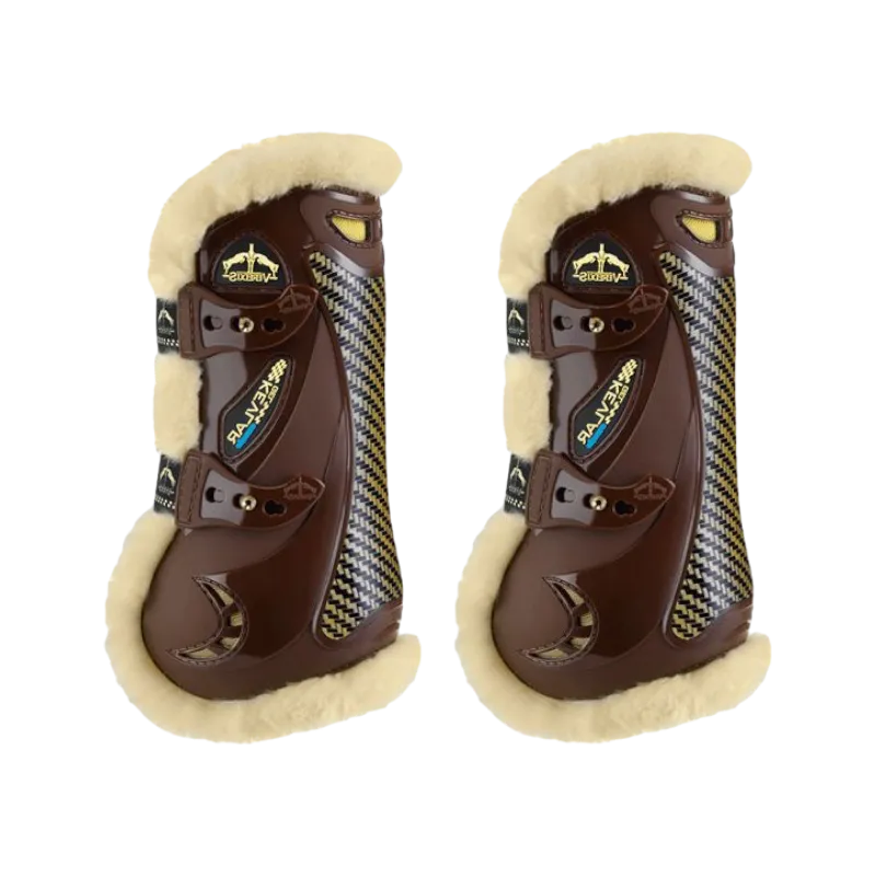 Veredus - Guêtres ouvertes Kevlar Gel Vento Save the Sheep Marron x2