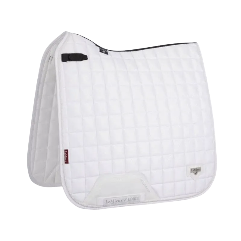 LeMieux - Tapis de dressage Loire Classic Square blanc