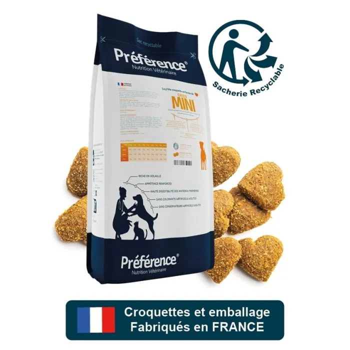 Préférence Mini Croquettes pour Petits Chiens 3kg