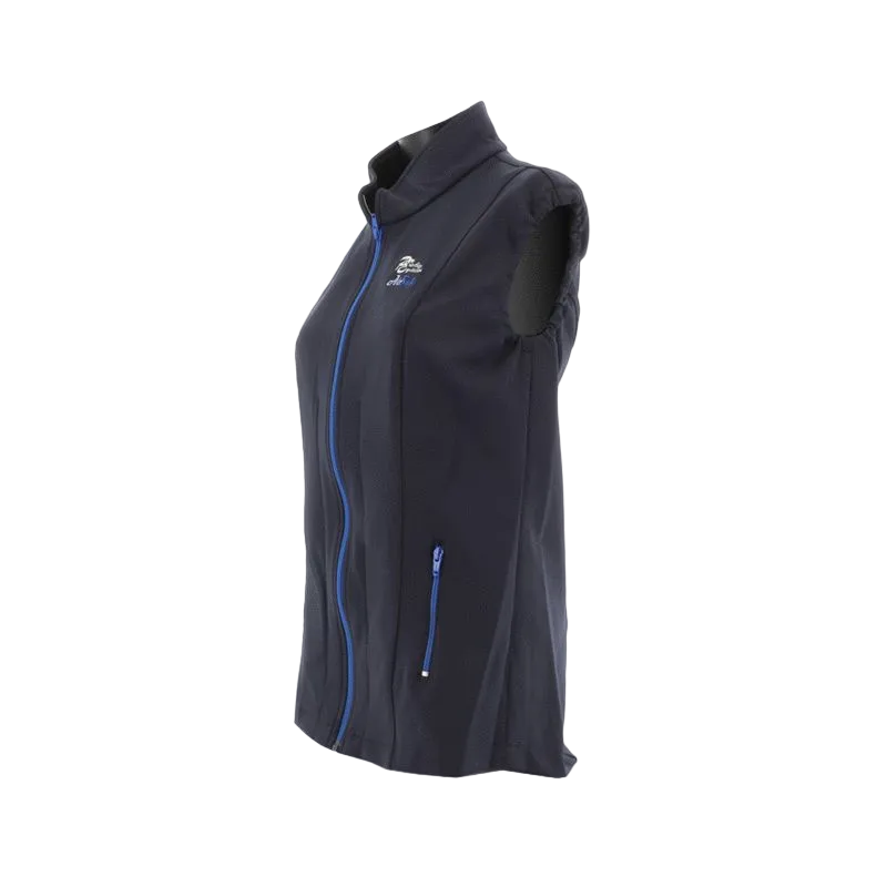 Privilège Equitation - Veste sans manches Airsafe Softshell marine femme