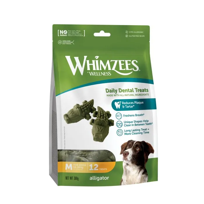 Whimzees Snacks Soin Dentaire Alligator M Chien
