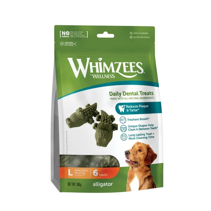 Whimzees Snacks Soin Dentaire Alligator L Chien
