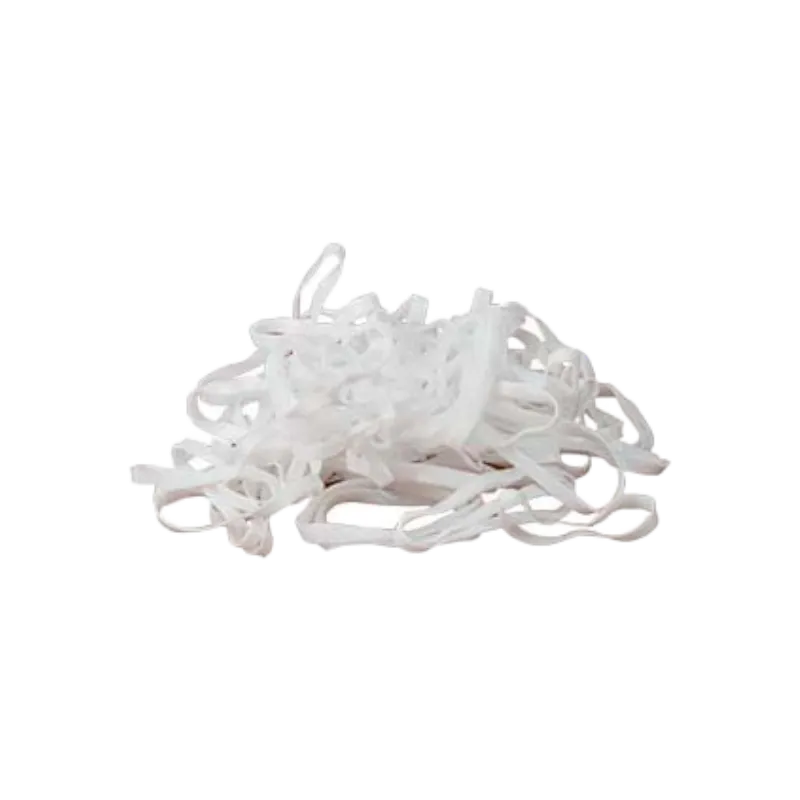 TdeT -  Élastique à natter silicone blanc