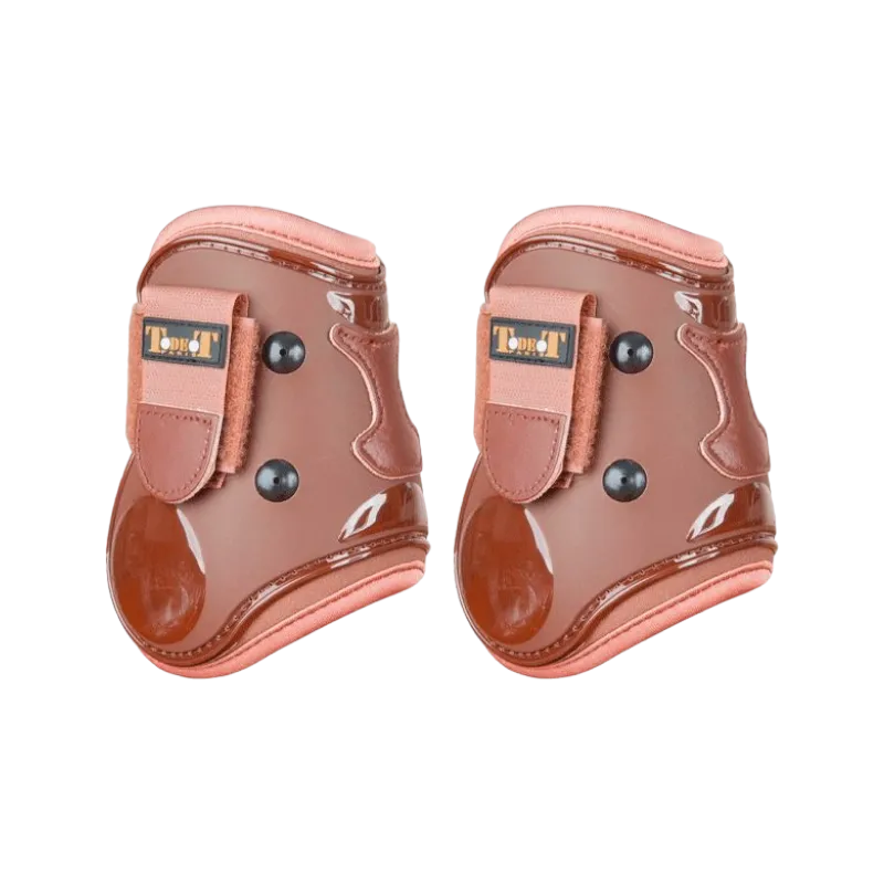 TdeT - Protèges boulet coque et cuir marron