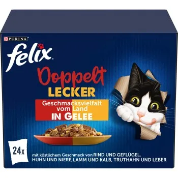 Felix Doppelt Lecker 24 x 85 g Variété de saveurs du pays