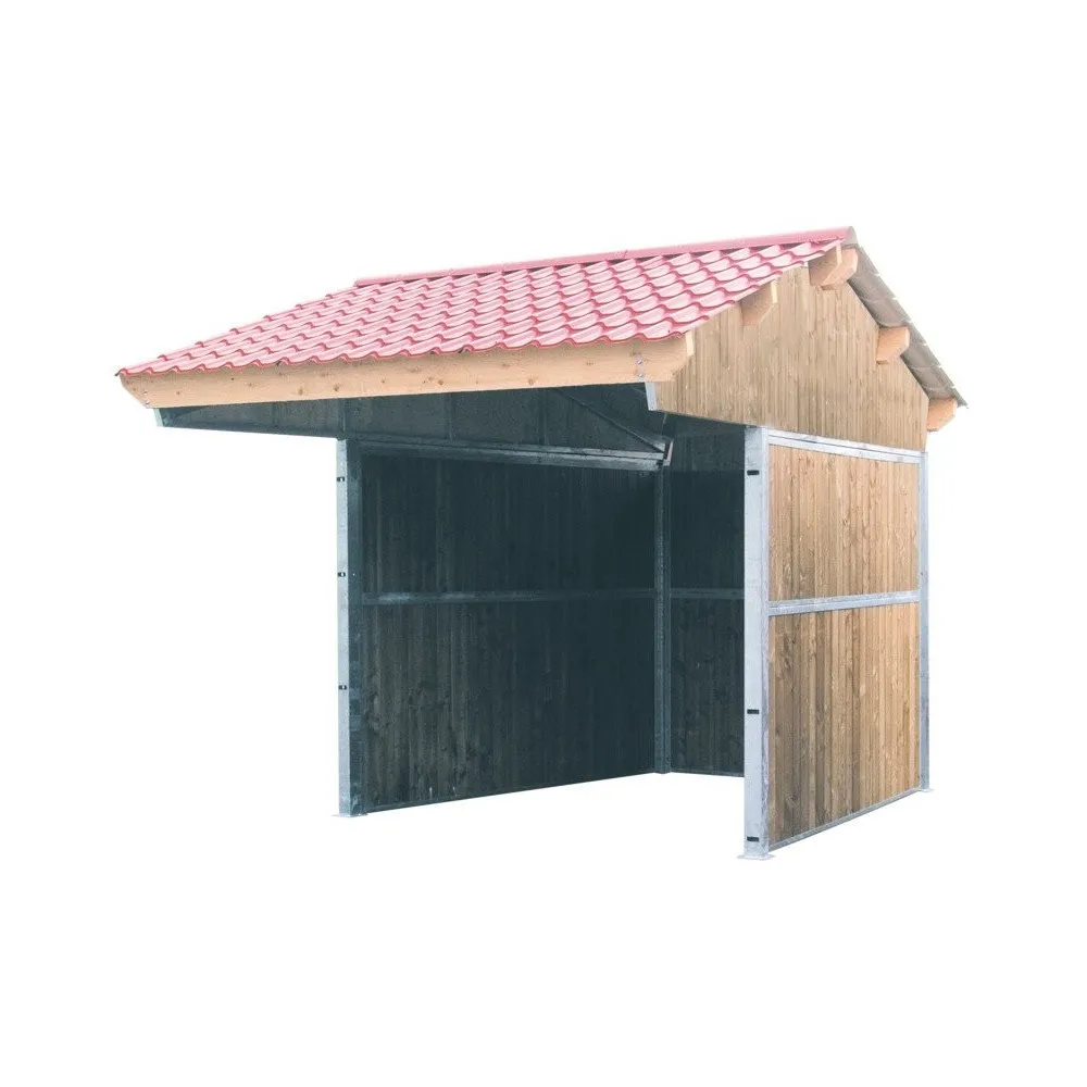 Abri de prairie double pente La Gée