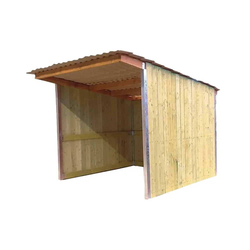 Abri de prairie simple pente La Gée