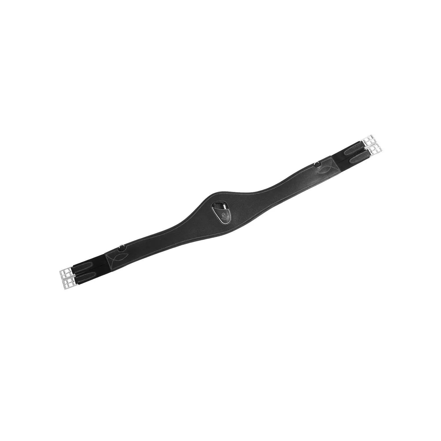 Sangle bavette d'équitation en cuir de buffle