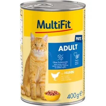 MultiFit Adult Paté Poulet 6x400 g