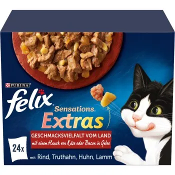Felix Sensations Extras Gelees 24 x 85 g
