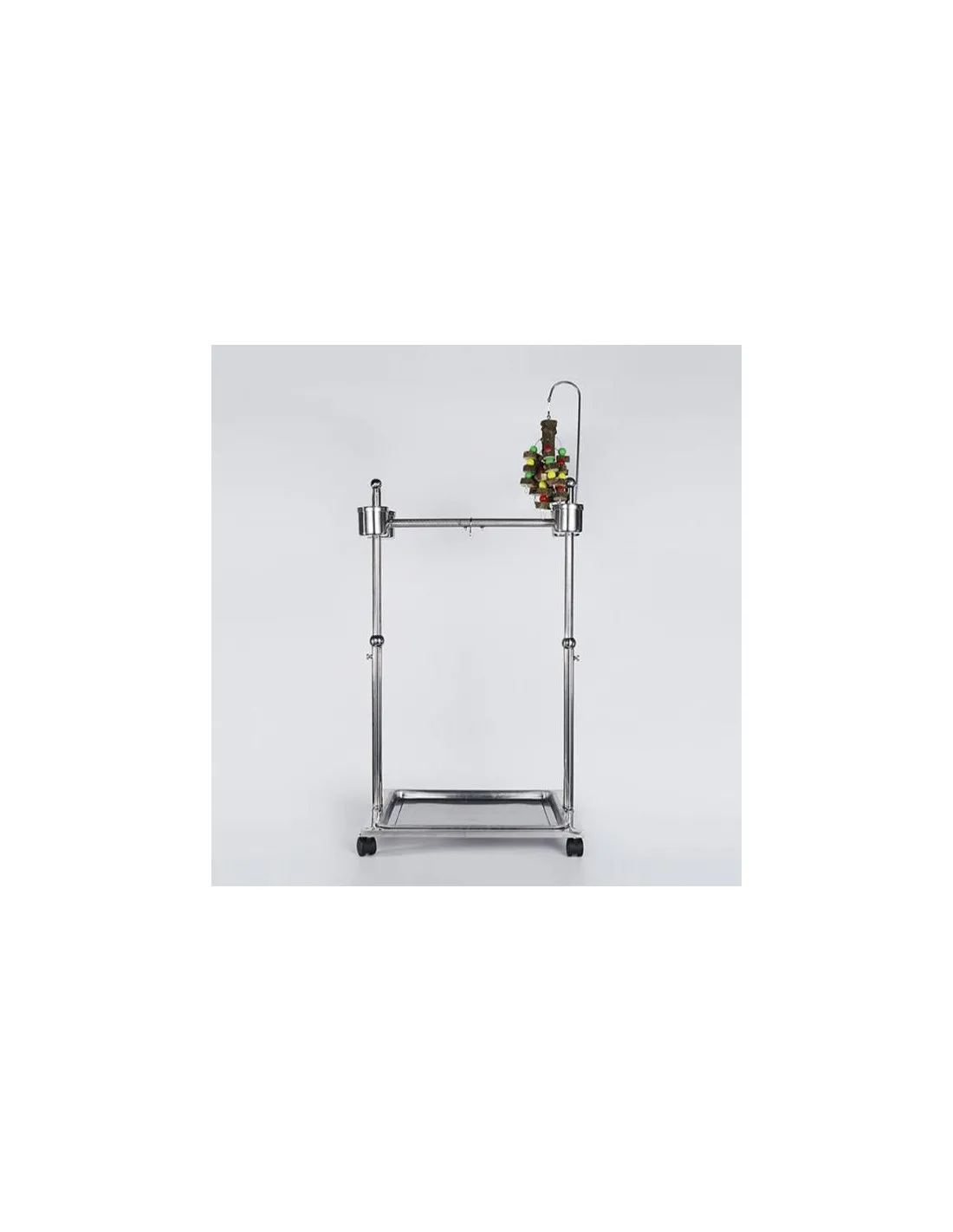 Aire de jeu perroquet en INOX perchoir perroquet en acier inoxydable