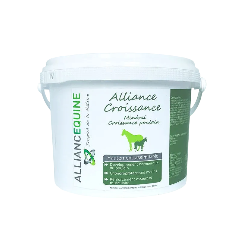 Alliance Equine - Complément alimentaire minéral Alliance Croissance