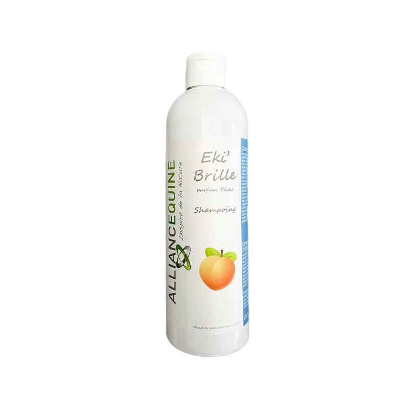 Alliance Equine - Shampoing éclat et brillance Eki Brille Pêche