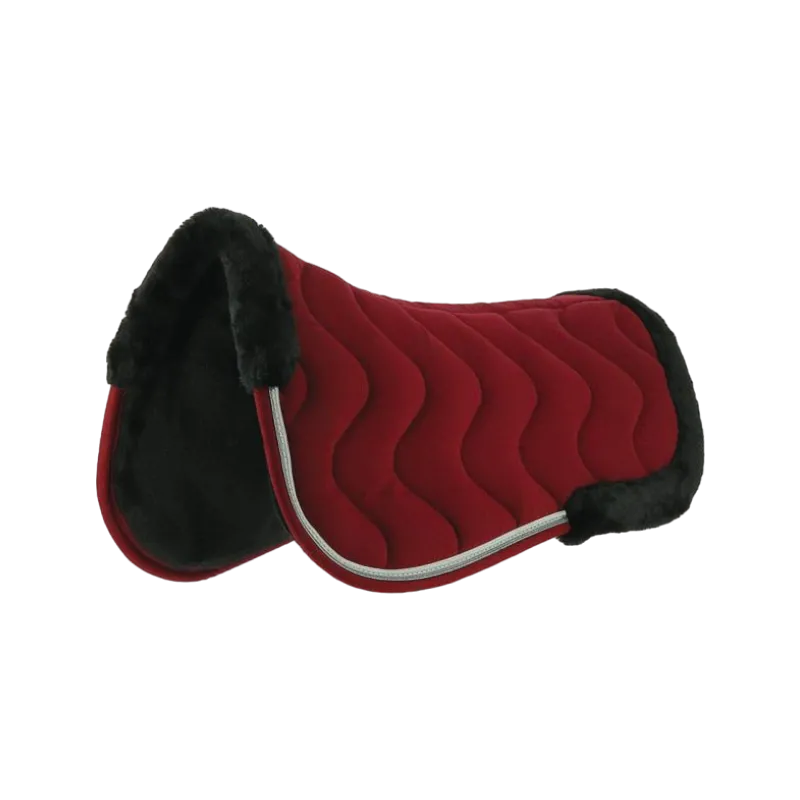 Equithème - Amortisseur de dos Jump Pro bordeaux/blanc