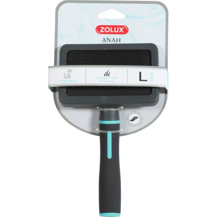 Zolux Anah Brosse Slicker Taille L pour Chiens