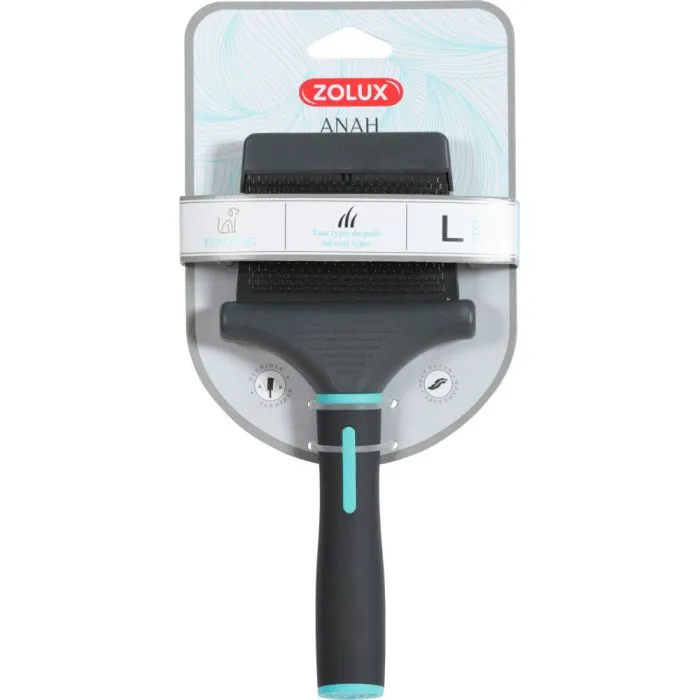 Zolux Anah Brosse Slicker Double Flexible Taille L pour Chiens