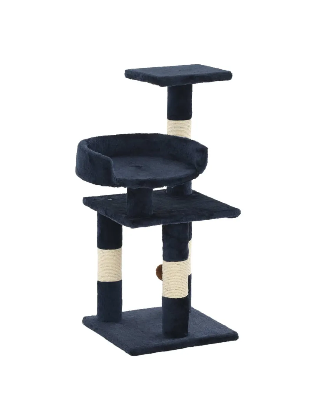 Arbre à Chat avec Griffoirs en Sisal 65 cm Bleu