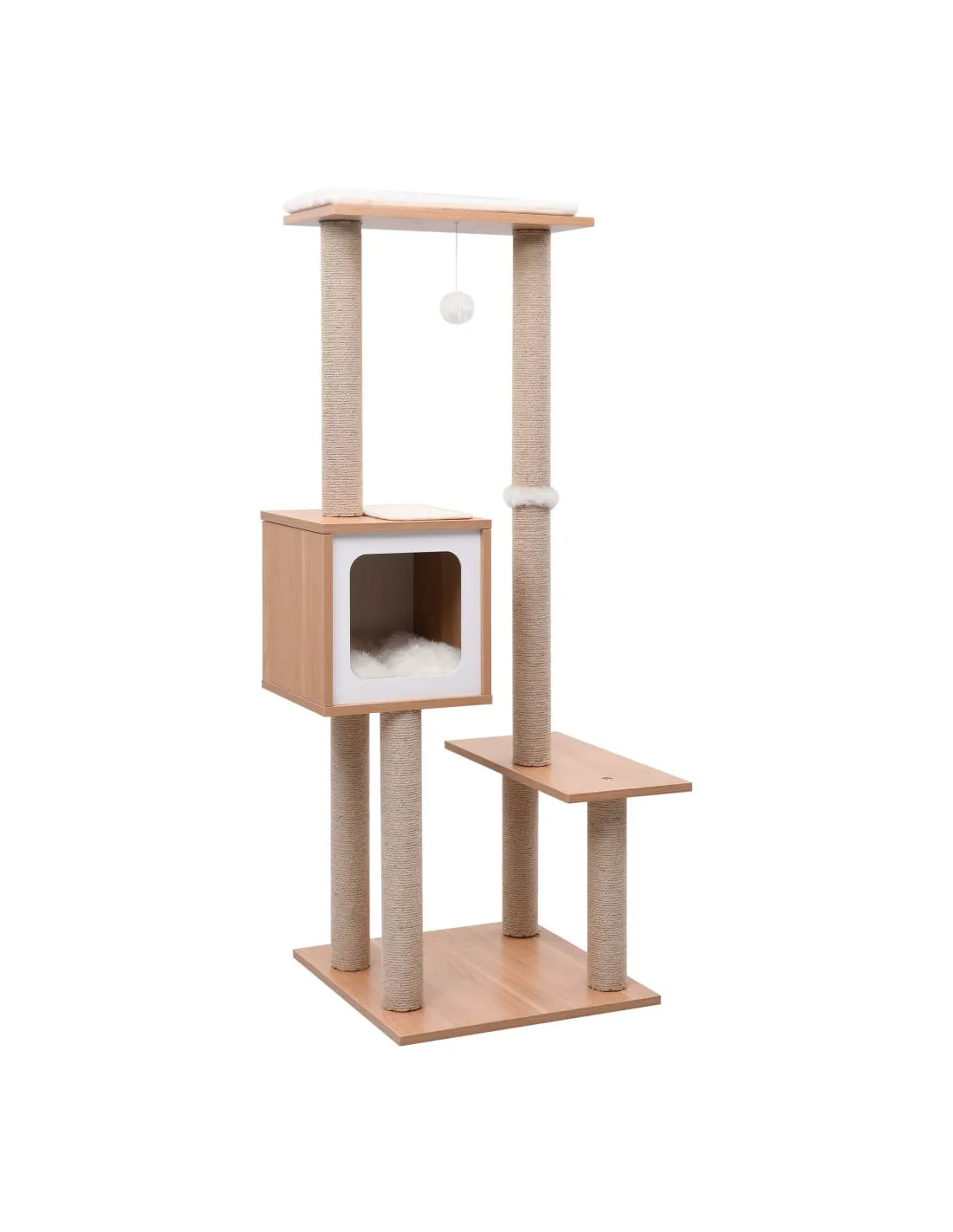 Arbre à Chat avec Tapis Sisal 129 cm