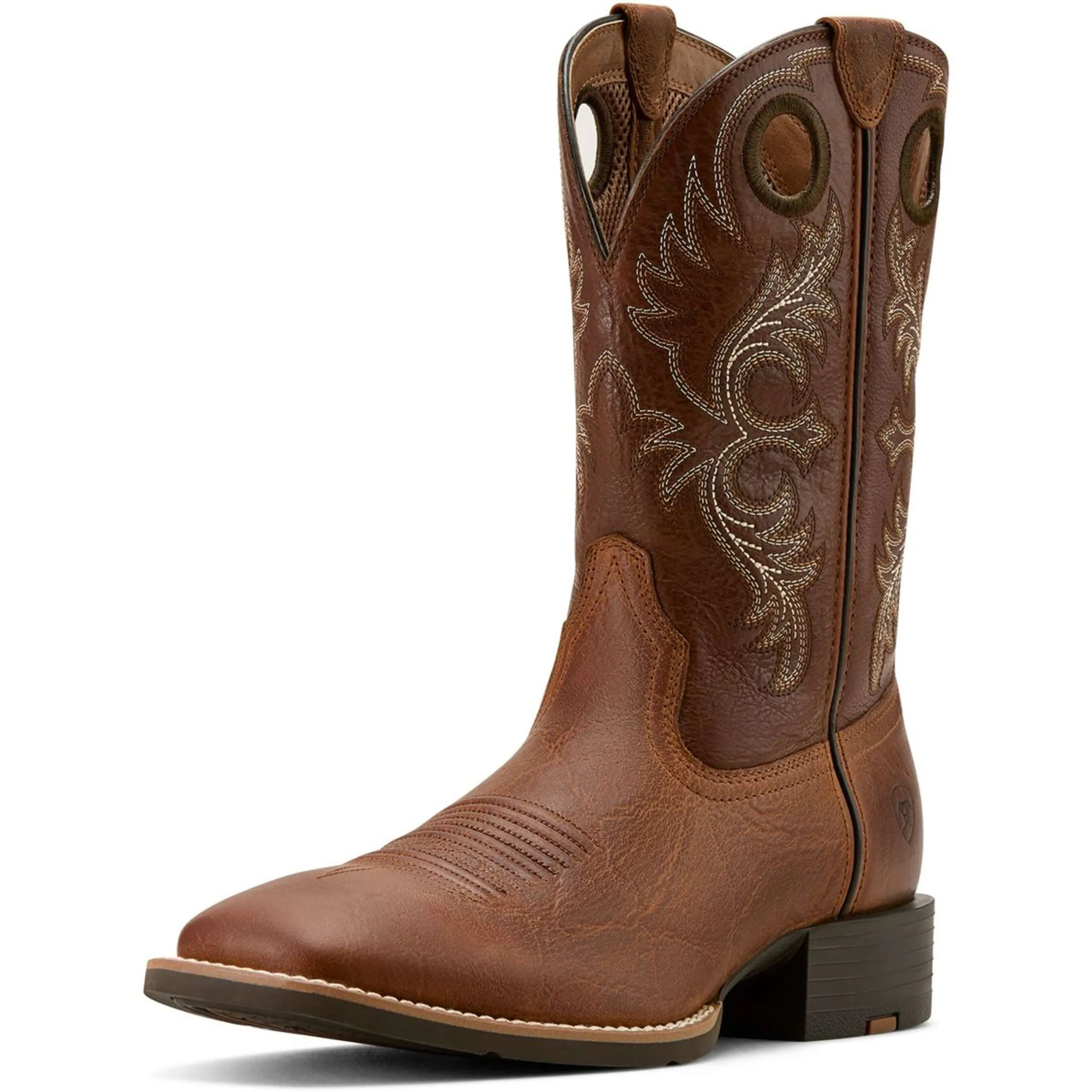Ariat Bottes Western Sport Rodeo Hommes Aged Tan/Luna