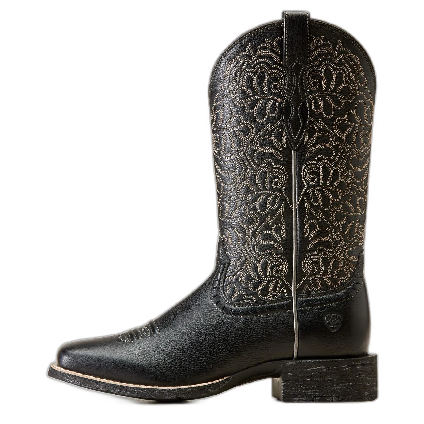 Bottes western en cuir femme Round Up Remuda