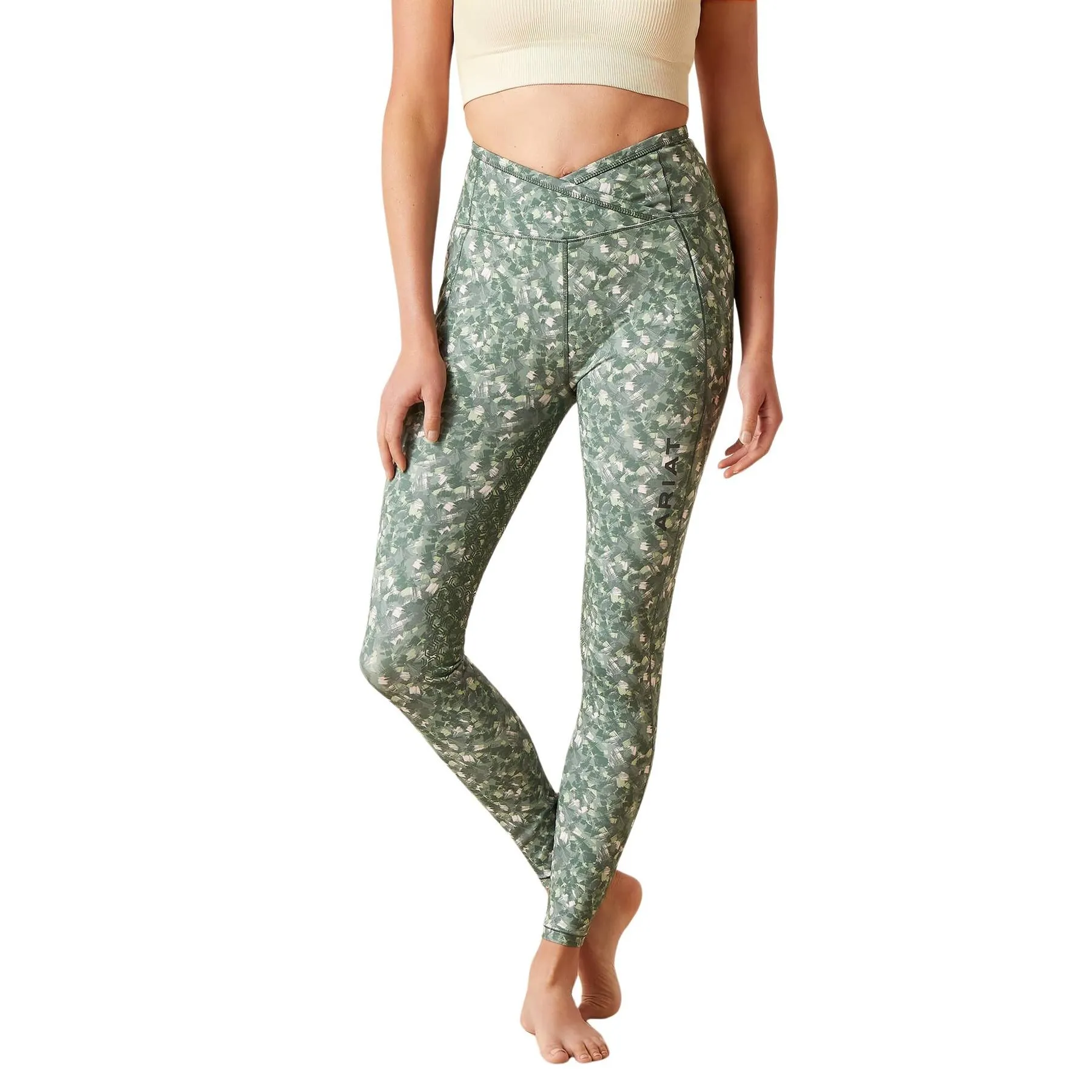 Legging équitation mid grip femme Eos Etch