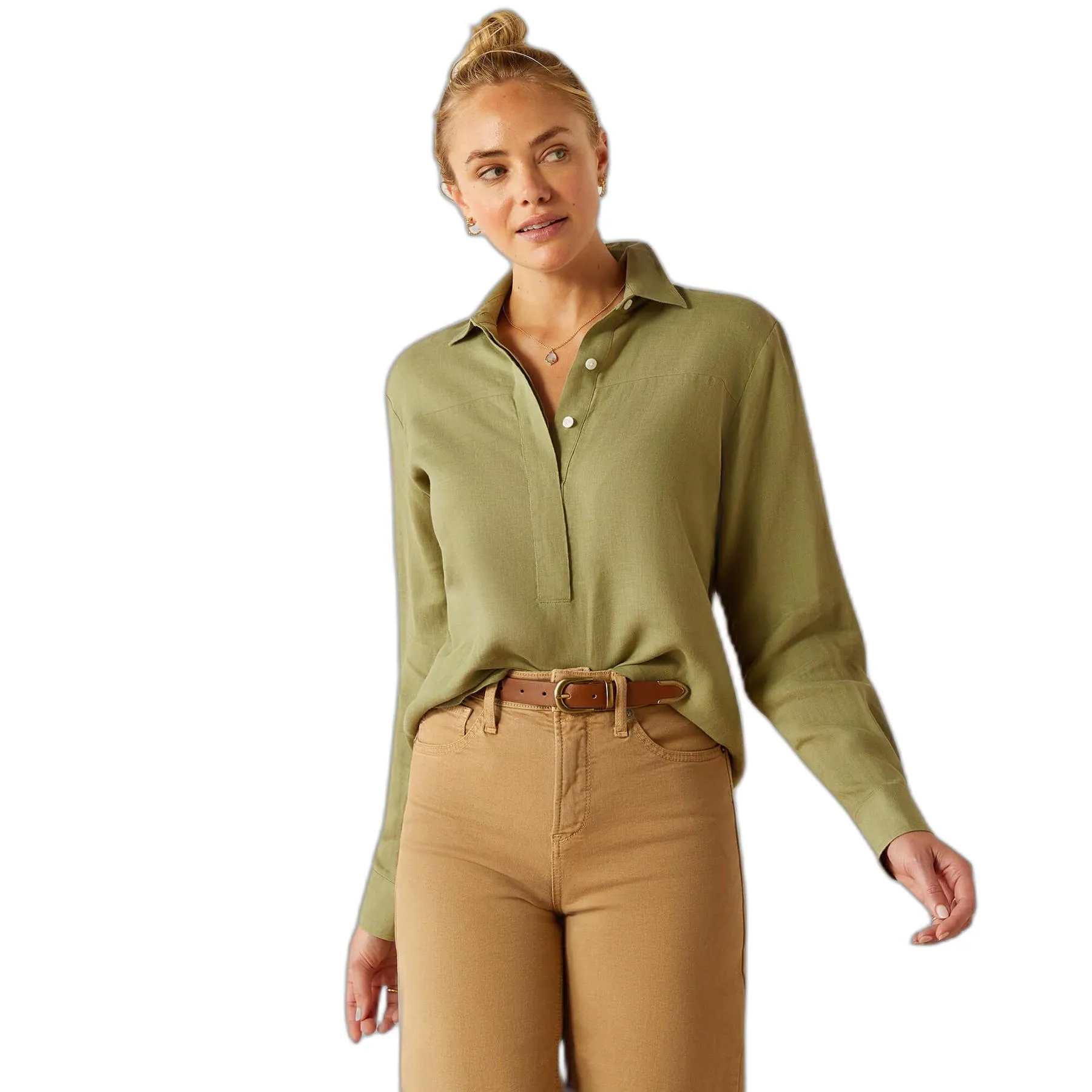 Chemisier manches longues femme Pocklington