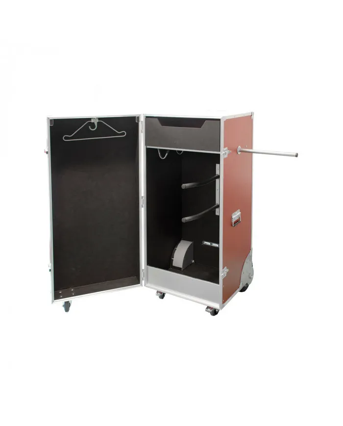 Armoire de sellerie en bois lamellé marine 60x65x124 cm