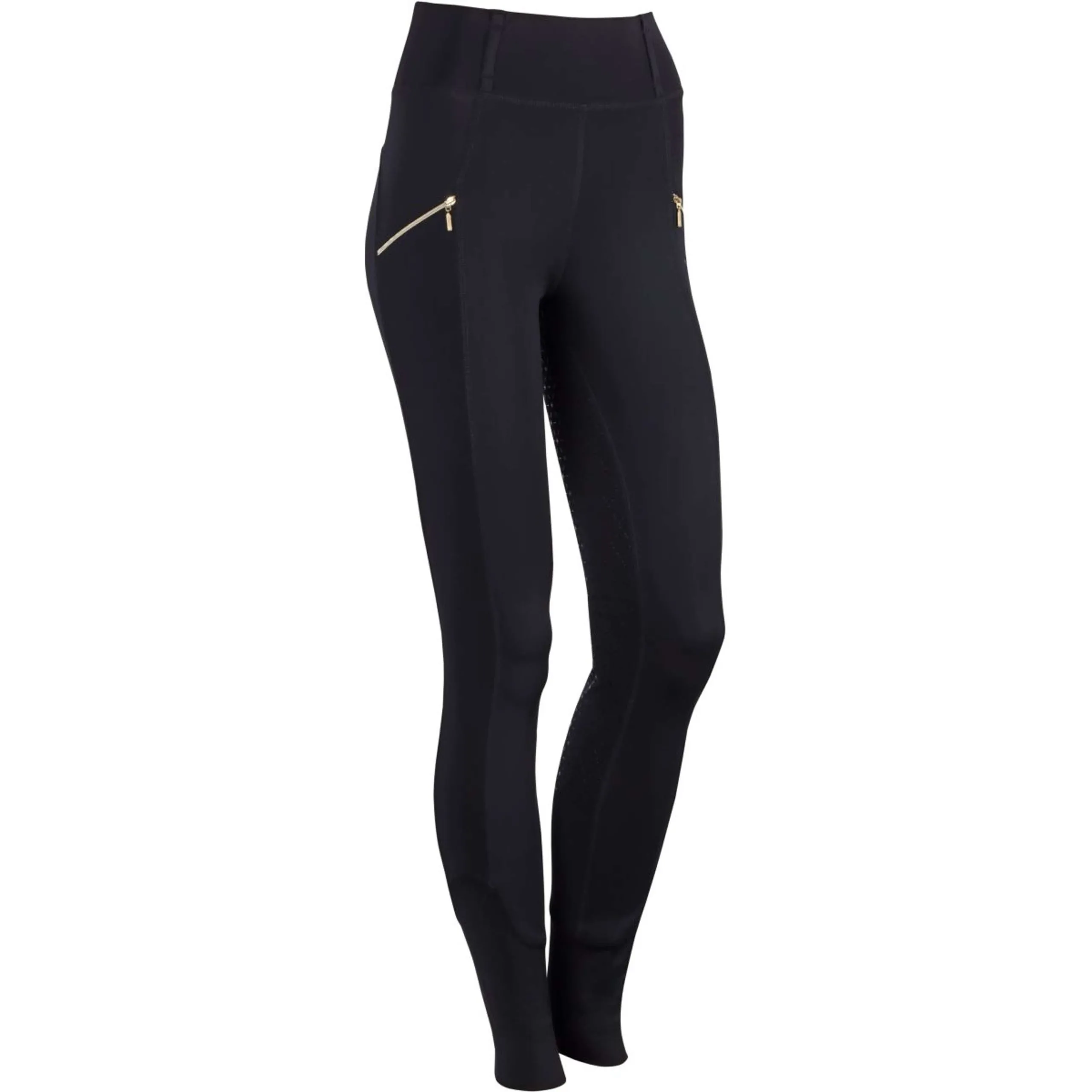 Harry's Horse Legging d'Équitation Leogang Full Grip Jet Black