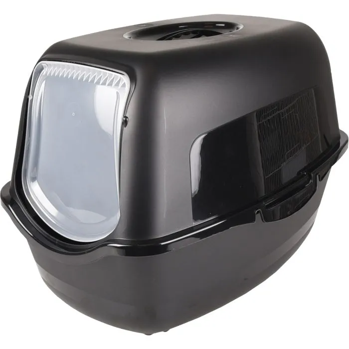 Bac à Litière Lexie Noir L 39x56x39,5cm