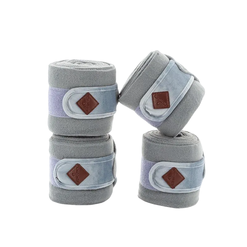 Kentucky Horsewear - Bandes de polo velvet bleu ciel (x4)