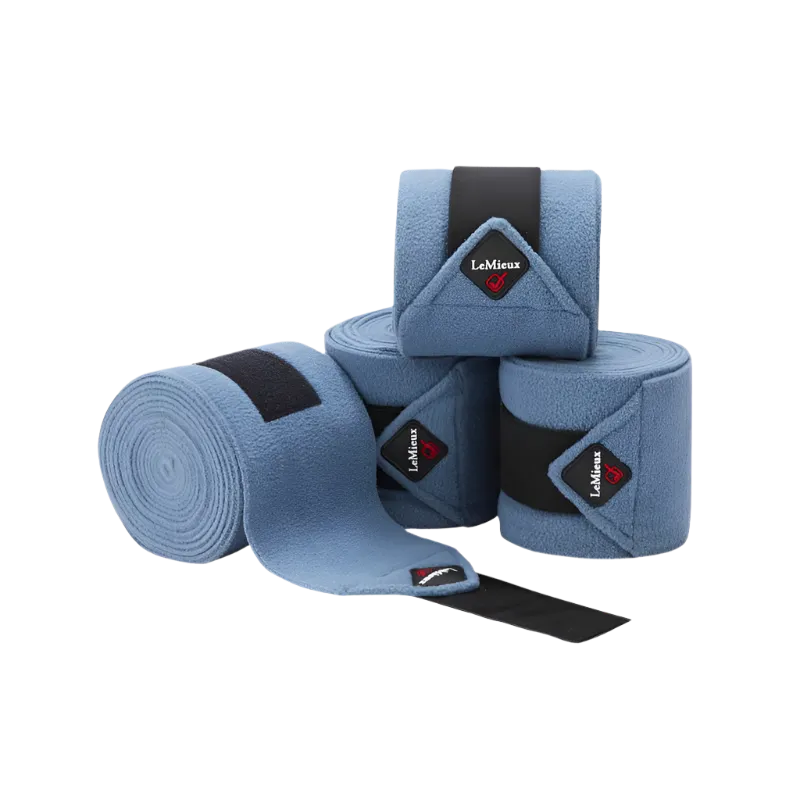 LeMieux - Bandes de polo Ice Blue (x4)