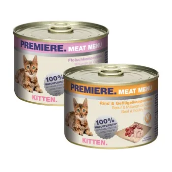 PREMIERE Meat Menu Kitten pack mixte 6 x 200 g