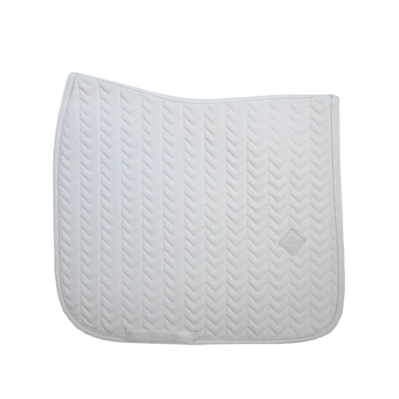 Kentucky Horsewear - Tapis de dressage Fishbone blanc