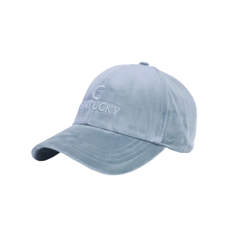 Kentucky Horsewear - Casquette Velvet bleu ciel
