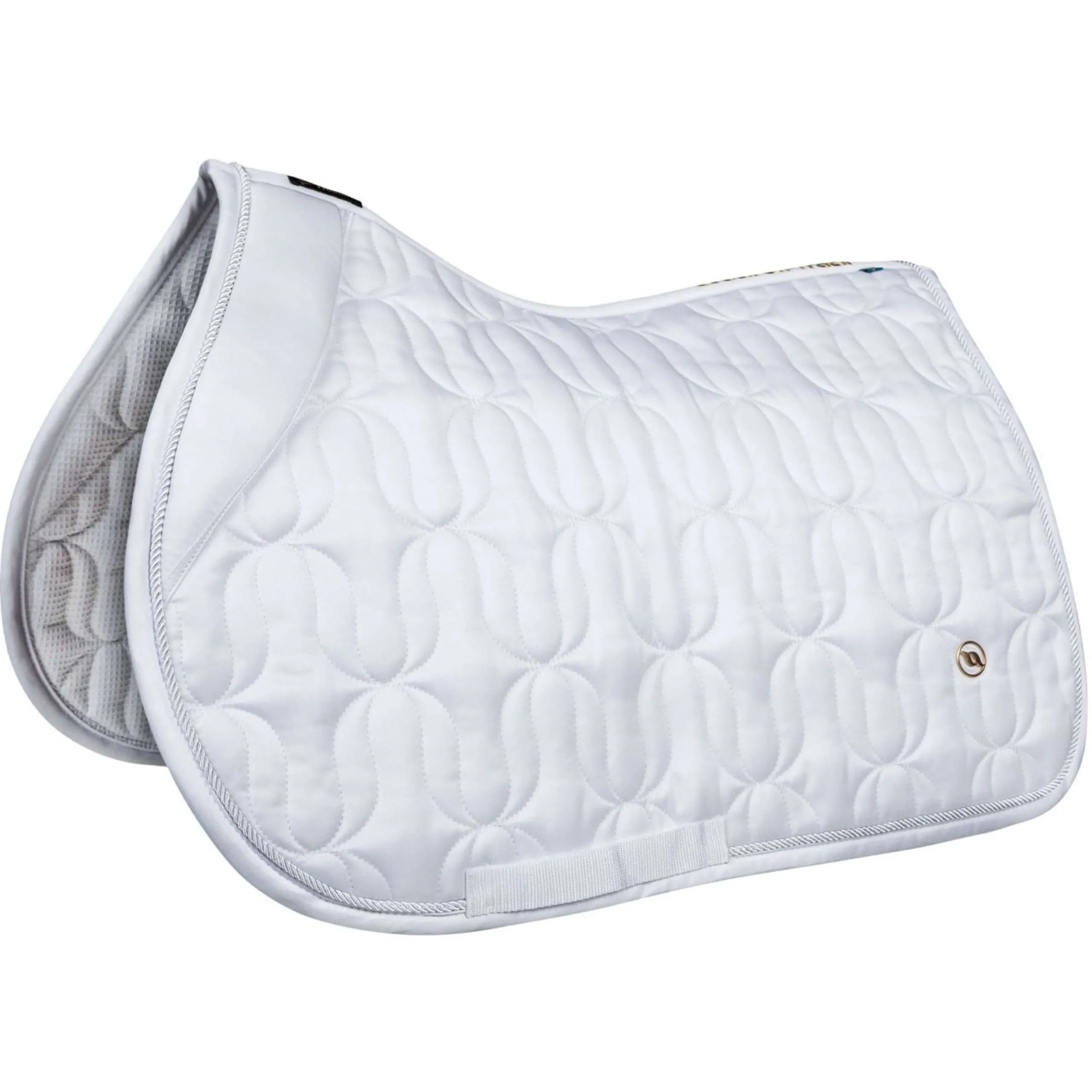 Back on Track Tapis de Selle Deep Nights de Saut Blanc