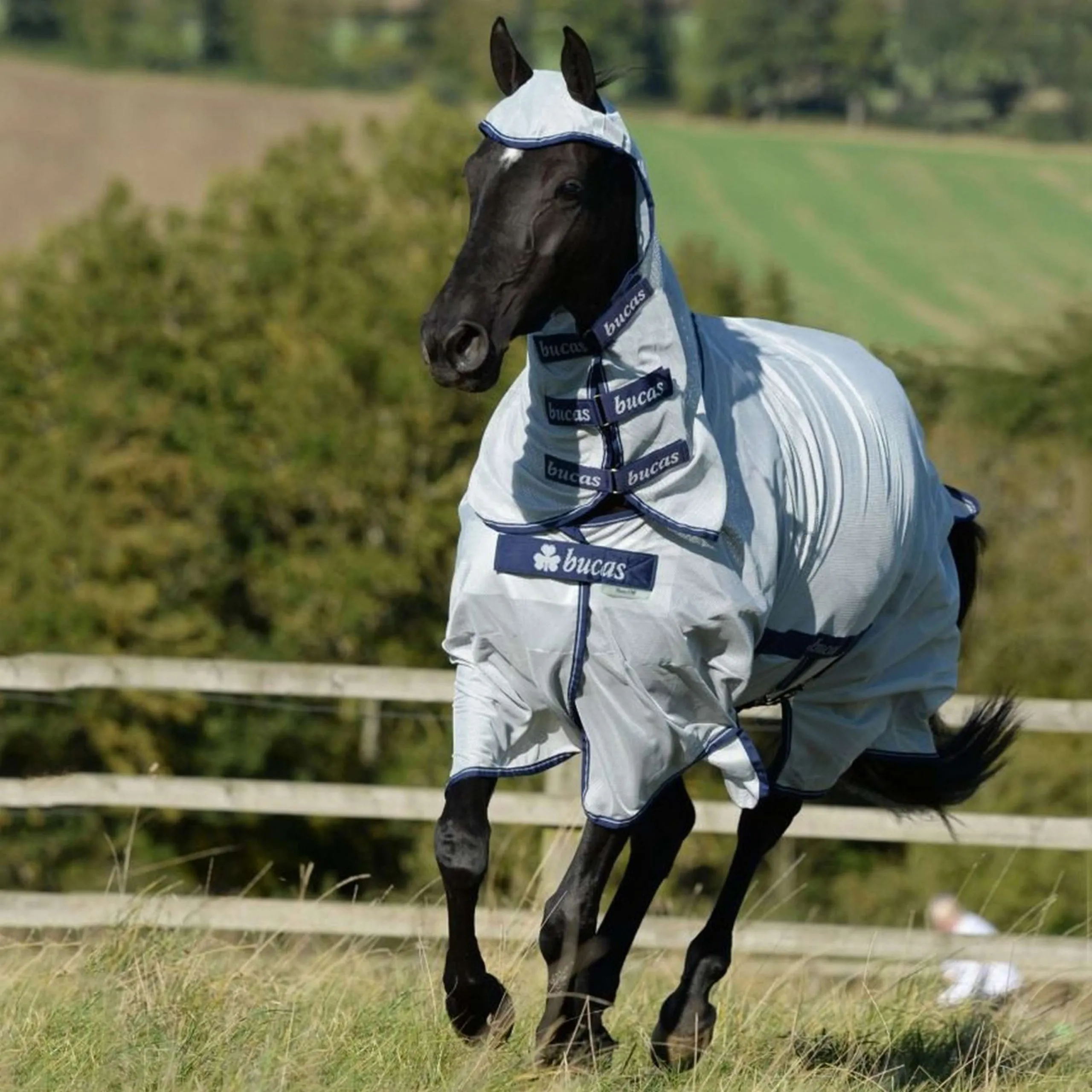 Bucas Buzz-Off Big Neck Full Neck Argent