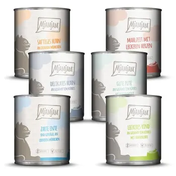 MjAMjAM nourriture humide pour chat adulte, pack mixte 6x800 g Pack mix 3
