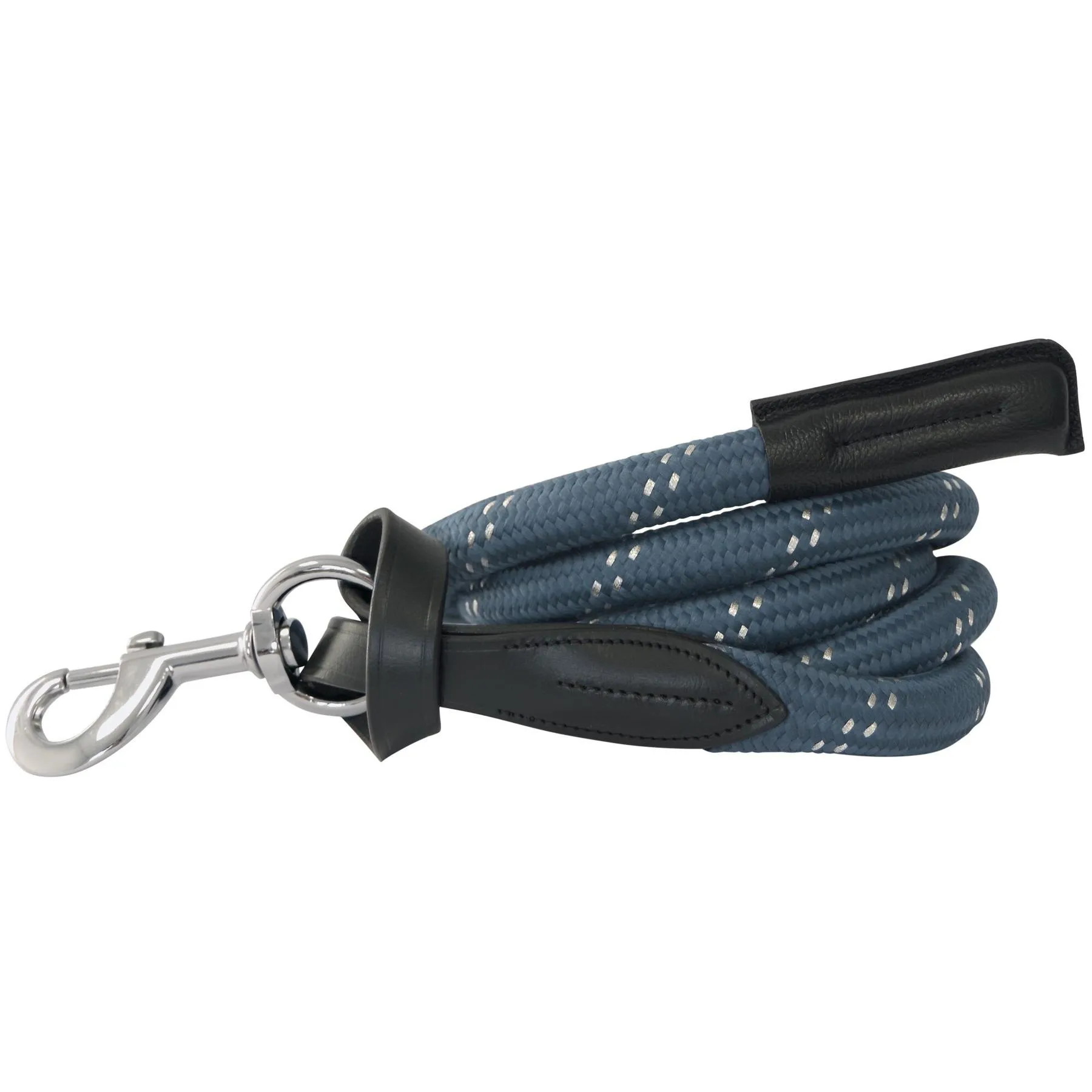 Longe équitation corde boucles blanches