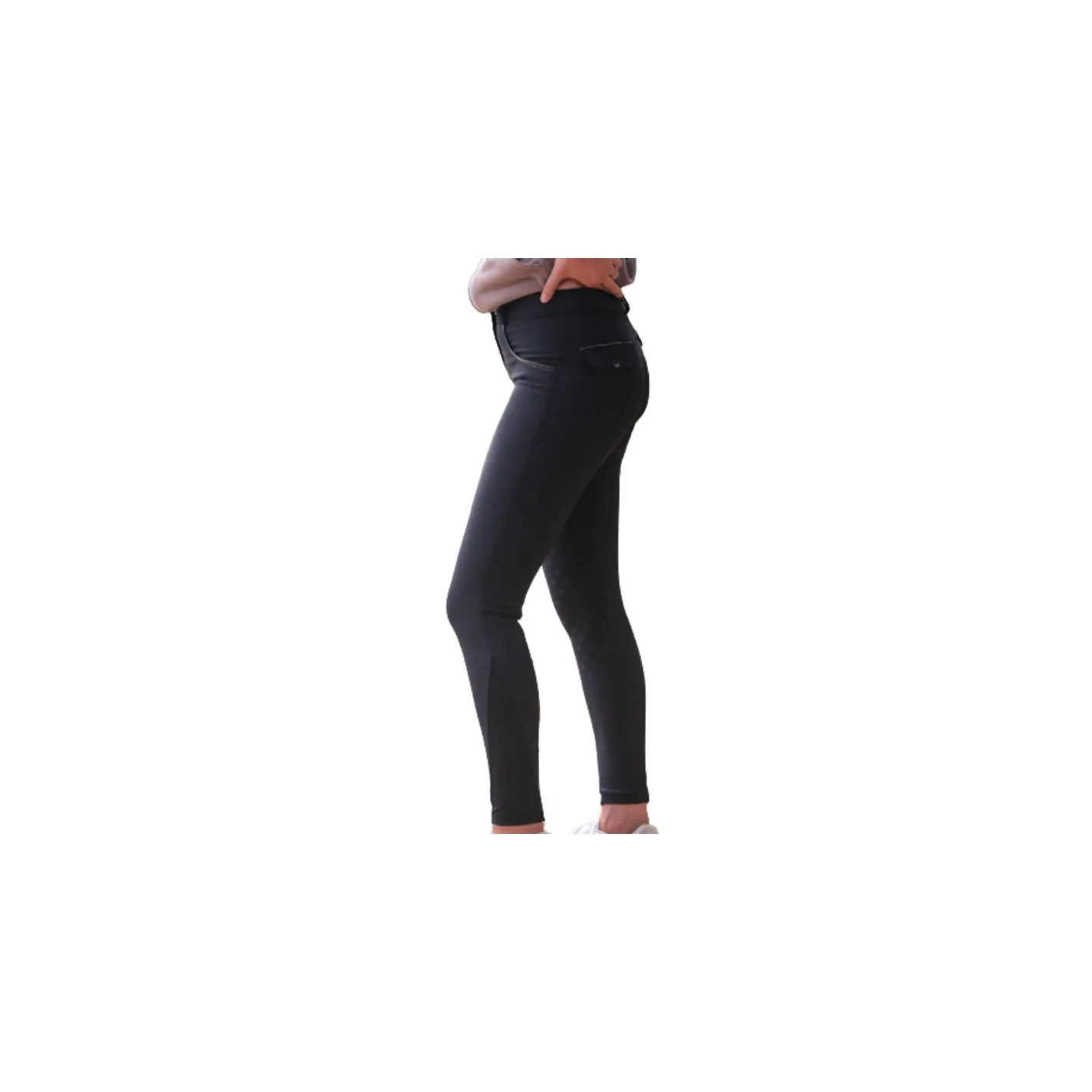 Pantalon équitation femme mid grip Cassis
