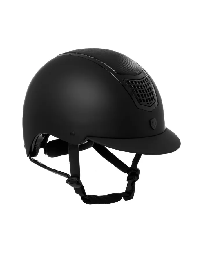 Casquette unisexe avec insert en carbone et monture brillant