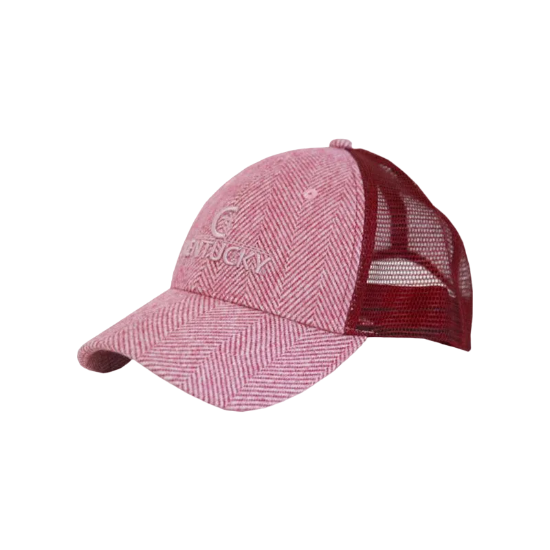 Kentucky Horsewear - Casquette Trucker Laine rose clair