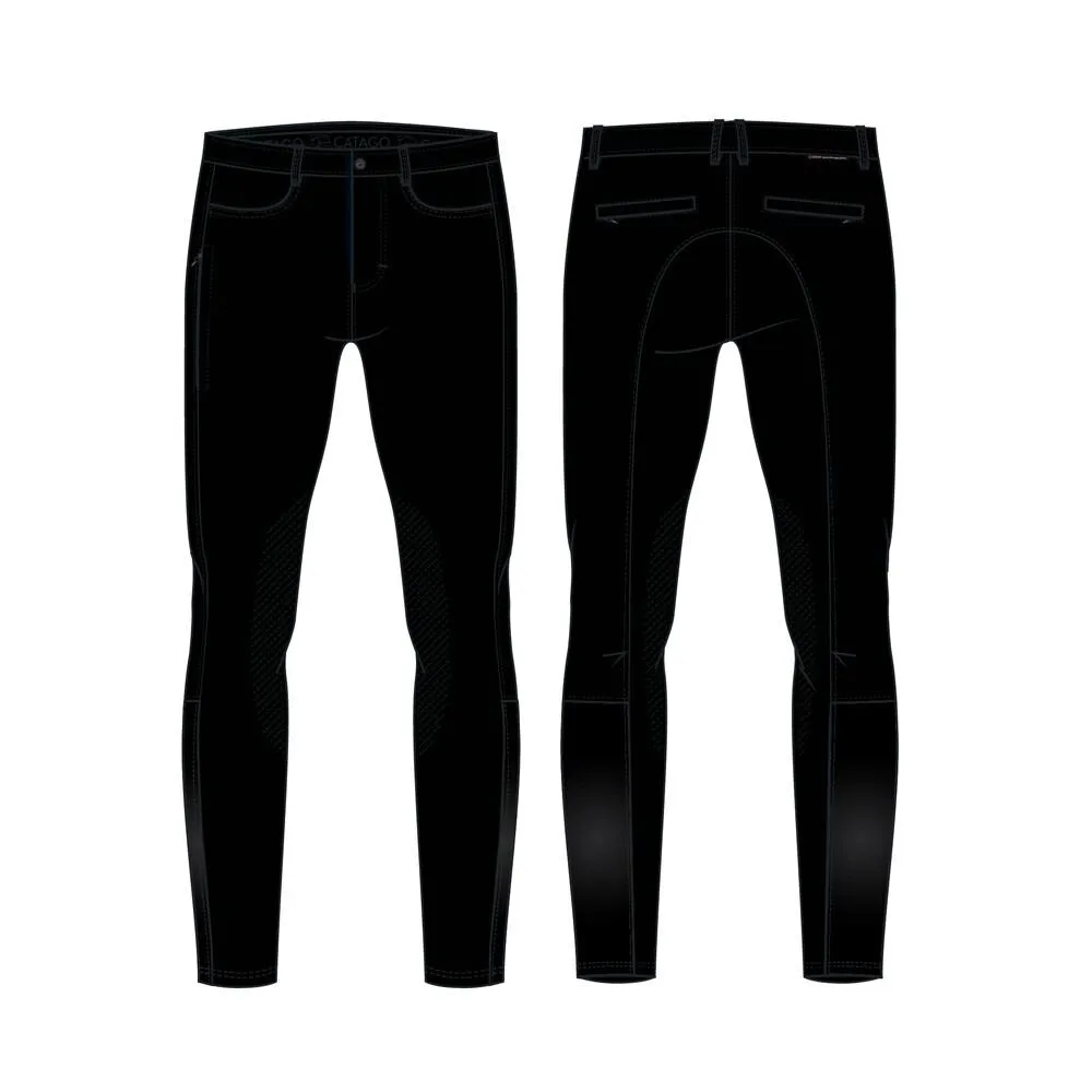 Pantalon équitation avec genouillère Raven